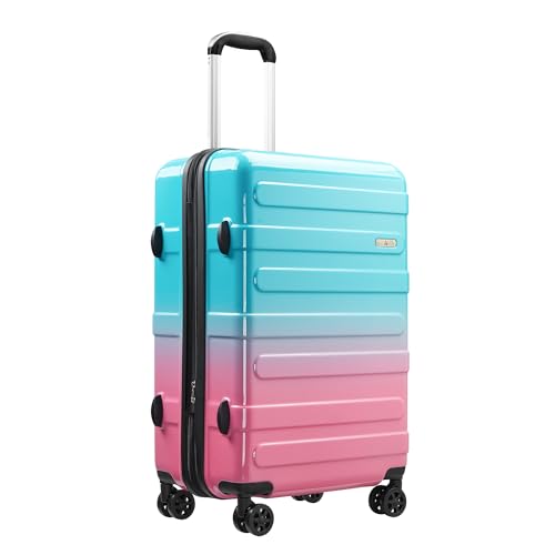 Image of Carry On Luggage 20 Inch With Spinner Wheels, Hardside Suitcase with TSA Lock, Expandable Carry On Suitcase for Women