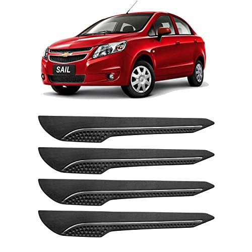 Image of AOSIS-Car Bumper Protector /Bumper Guard for Chevrolet Sail with Single Chrome Stripe (4-Pcs)