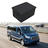 kingna Center Aisle Storage Box Compatible with 2017-2026 Ford Transit First Row Foldable Aisle-Mount Storage Box Replaces the Console Organizer for 2025 Transit Accessories