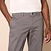 Amazon Essentials Men's Skinny-Fit Washed Comfort Stretch Chino Pant, Grey, 33W x 30L