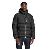 TOG24 Maloney Mens Padded Jacket Warm Windproof Puffer Jackets Winter Insulated Quilted Coat with Multi-pocket for Hiking Skiing Travelling Black XL