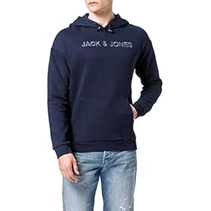 JACK & JONES Jcobrodi Sweat Hood Ltn heren Sweatshirt met capuchon