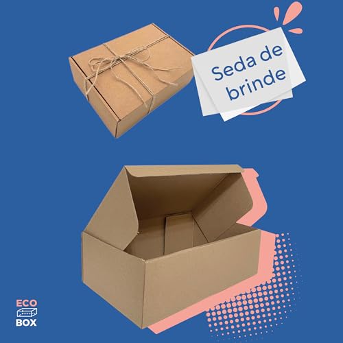 10 Caixas Papelão 27x18x9 Montável Envios Correio Sedex PAC