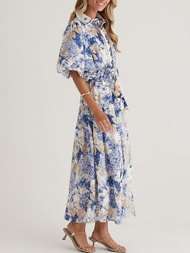 Image of Sissyaki Women's Floral Maxi Dress 2026 Summer Spring Wedding Guest Dress