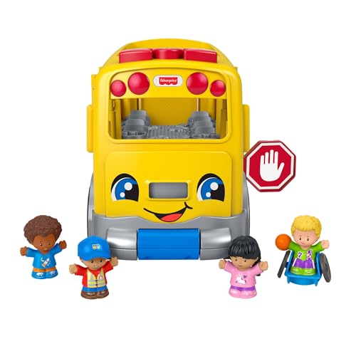 image for Fisher-Price Little People Toddler Learning Toy, Big Yellow School Bus