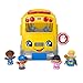 Fisher-Price Little People Toddler Learning Toy, Big Yellow School Bus Pull-Along Vehicle & 4 Figures for Pretend Play Kids Ages 1+ Years