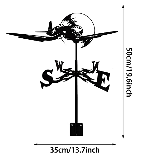 Laumoe Exquisite Metal Weather Vane Ornament Metal Weathervane Owl Weather Vane Outdoor Roof Garden Mount Yard Decor Weather Vane, Pirate Ship Viking Warship Indicating Wind Direction #TOP6