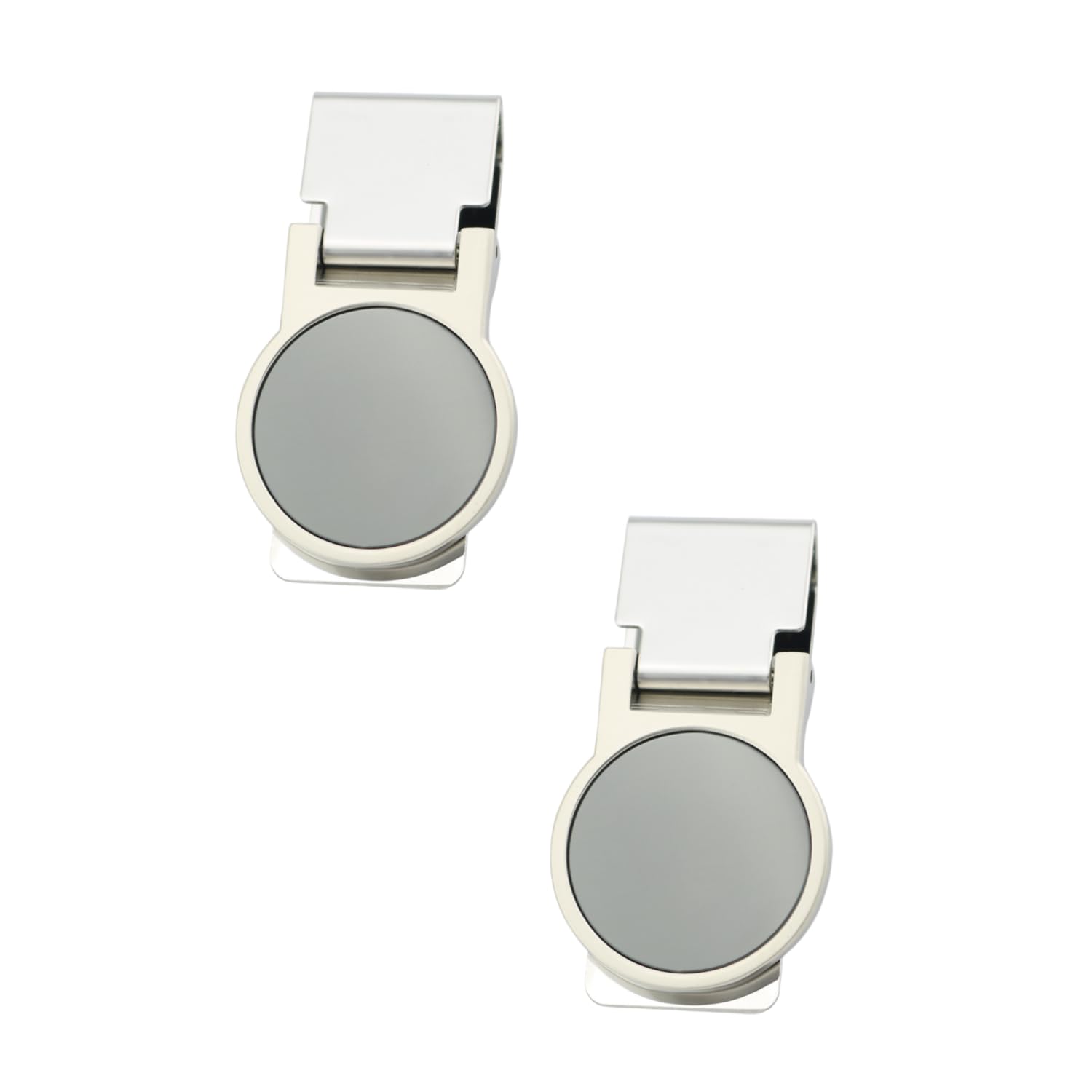 2PCS Metal Coin Purse Money Clip Clothing Shoes Jewelry Accessories for Storing Cash and Cards