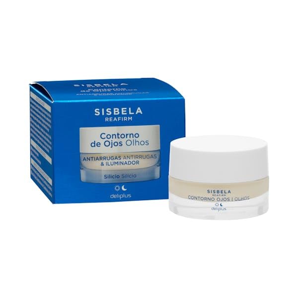 Contorno de ojos Antiarrugas e Iluminador con silicio Sisbela Reafirm Deliplus todo tipo de piel | Tarro 15 ml