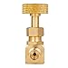 Breezliy 2 Piece Heavy Duty Brass Instrument Replacement Control Needle Valve 1/4