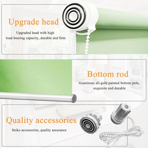 ロールスクリーン 調光 ロールカーテン ブラインド 60 x 90 cm ロール カーテン ブラインド オーダー ブラインド ロール カーテン ブラインド 遮光1級 断熱 UVカット 防音 プライバシー保護 簡単取付け オーダーメイド マンション/小窓/ベランダ/庭装飾用, ホワイト [2]