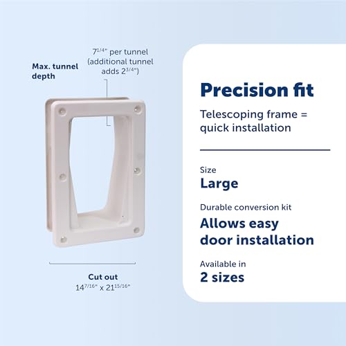 PetSafe Electronic Pet Door Wall Conversion Kit - Large - image 3