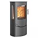 Produktbild Lotus LO-204 Prio 6 Kaminofen Grau, Rauchabgang hinten