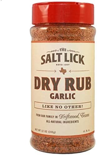 The Salt Lick BBQ Garlic Dry Rub 12 Oz by Salt Lick