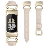 〖Kompatible Größe〗 Das Elegant armband nur kompatibel mit Fitbit Charge 6/Charge 5 Uhr, NICHT kompatibel mit anderen Modellen. Es ist fit 5,3