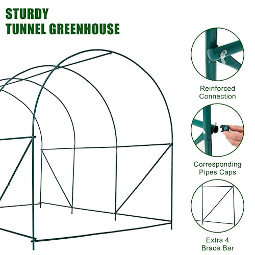 Gaildon 451 10×7×7 Ft Greenhouses thumb #5