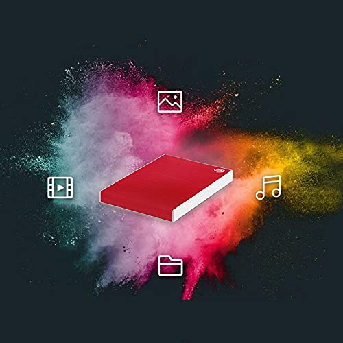 Shunxiang Externe Festplatte tragbar USB3.0 2,5 Zoll Metallplatte robust und langlebig rot 5TB – Bild 7