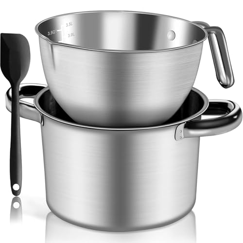 Large Double Boiler Pot Set 3.1QT