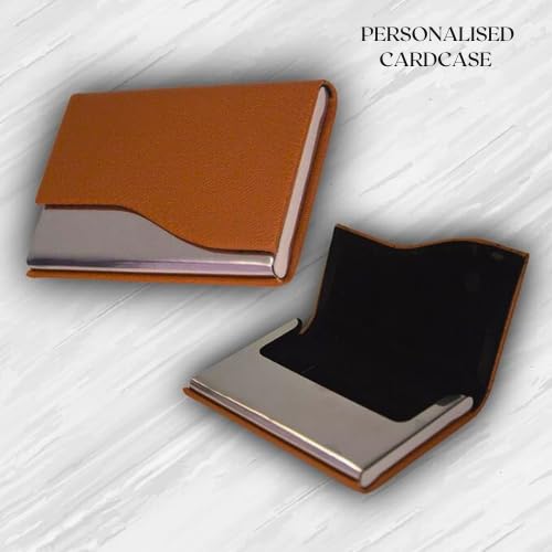 Image of 2 in 1 Pen and Card Holder Set for Men | Gift for Husband, Birthday Gifts, Corporate Gift Set for Employee (Tan)