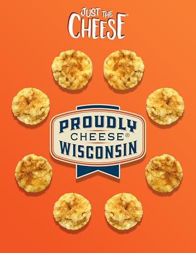 Image of Just the Cheese Minis - Cheese & Aged Cheddar Blend Crisps, 12 oz Jar, Delicious Low-Carb Lifestyle Protein Chips, High-Protein, Gluten-Free Crisps, Keto-Friendly, Zero Sugar, Perfect Snack for Adults