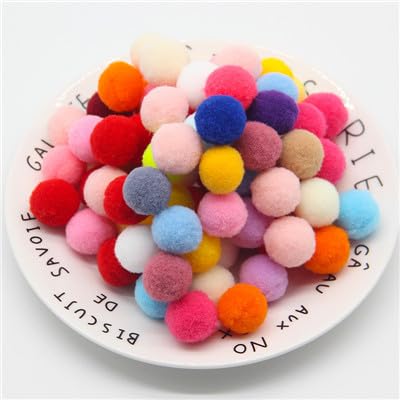 Pompon kulki 8 mm 10 mm 15 mm 30 mm pompony DIY miękkie puszyste pompony rękodzieło materiały dekoracje ślubne akcesoria do szycia sprzedaż hurtowa (kolor: 30 mm 05 500 szt.)