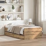 【Destacados y características】 Con un enfoque en la durabilidad y sostenibilidad, este marco de cama moderna incluye cajones tradicionales que ofrecen almacenamiento práctico. Su encanto rústico atrae a quienes buscan elegancia sencilla. La superficie fácil de cuidar solo necesita un paño húmedo para mantener su aspecto natural, asegurando así que sea una buena adición a tu dormitorio.