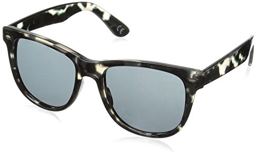 Foster Grant Women's Wren Rectangular Sunglasses, Gray/Smoke, 53 mm