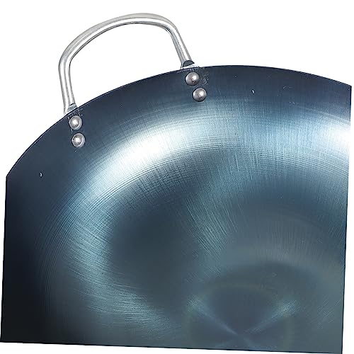 Wok de hierro con doble mango tradicional 32x9 cm miniatura 5