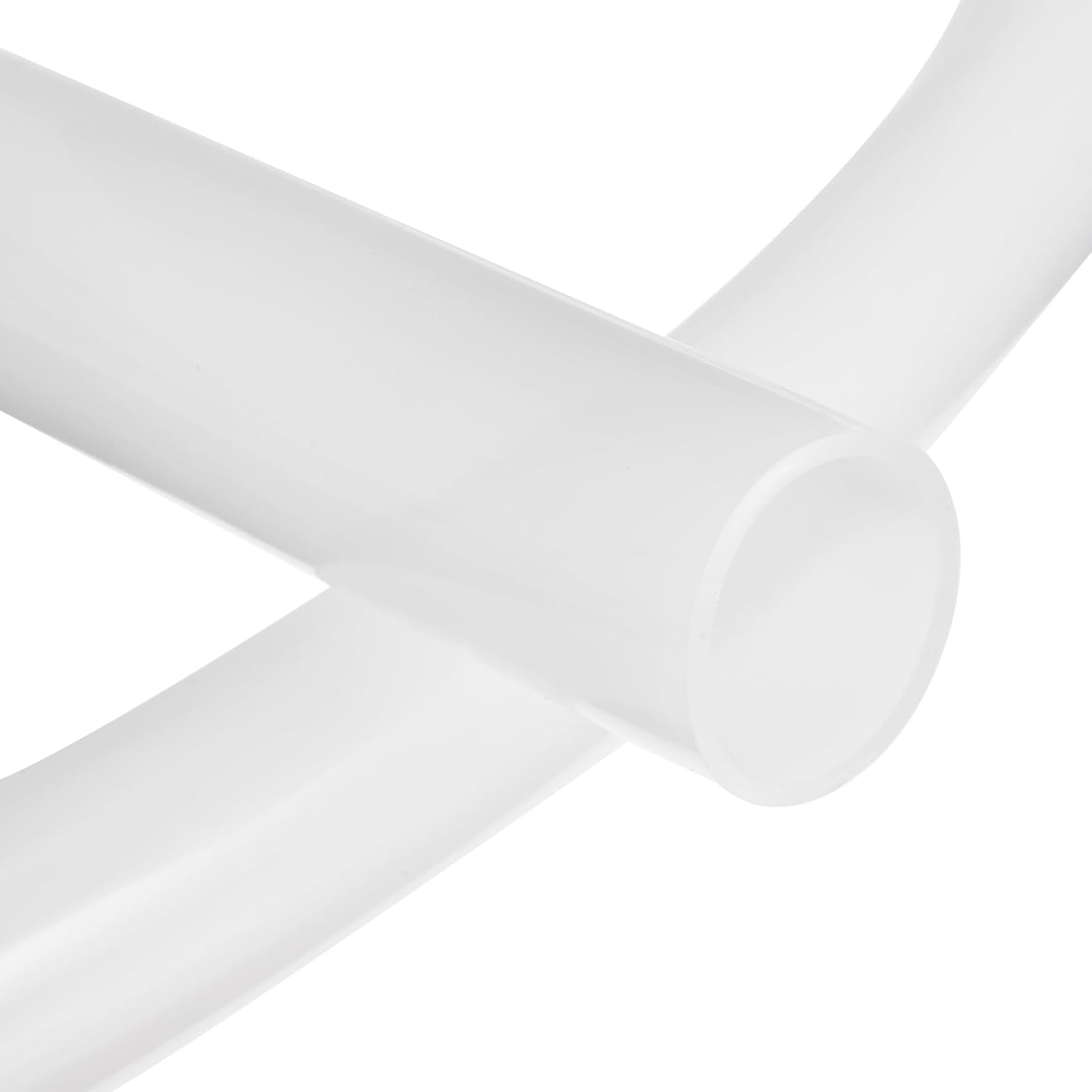 DMiotech Silicone Tubing Clear Plastic Tube, 38.1mm(1 1/2") ID x 44.6mm OD 10ft(3 meter) Silicone Tube Flexible Hose
