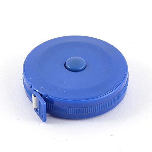 Cinta métrica retráctil plástico azul Aexit 10 pcs miniatura 2