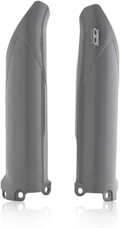 Acerbis Lower Fork Cover Set Grey Compatible with Kawasaki KX250F 2017-2026/KX450F 2016-2026/KX250X/450X 2021-2026 - 2403060011/2982550011