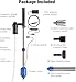 bedee Aquarium Vacuum Gravel Cleaner, 24W Electric Fish Tank Cleaner Vacuum, 6 in 1 Multifunctional Aquarium Cleaner for Automatic Water Change, Wash Sand, Water Circulation and Timed Off