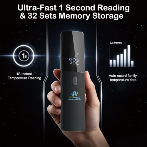 Image of Medical Grade No-Touch Forehead Thermometer
