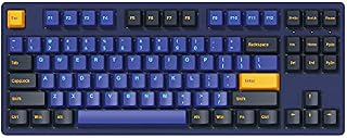 Akko 3087 Horizon Mechanical Gaming Keyboard 87 Keys 100% Anti-Ghosting with PBT Doubleshot Keycaps, OEM Profiles, Rose Switch, TKL Gaming Keyboard for PC