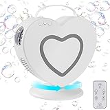 シャボン玉 電動 双方向 360度回転 バブルマシン おもちゃ リモコン付き 自動 USB充電 ファン内蔵 子供 おもちゃ 軽量 シャボン玉製造機 結婚式 雰囲気作り 外遊び ピクニック キャンプ アウトドア 誕生日プレゼント (ホワイト)