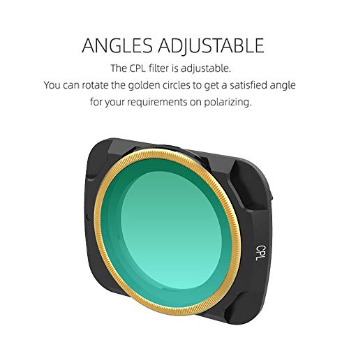 Filtro de lentes, Entweg para DJI Mavic Air 2 Drone 4pcs Conjunto de Filtros de Lente MCUV CPL ND4 N