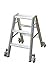Produktbild Für Nachfrage lde814 doppelte Scheren Leiter mit Rollen, 2 x 3 Schritt, 2,25 m Höhe der Leiter, 0,7 m Höhe