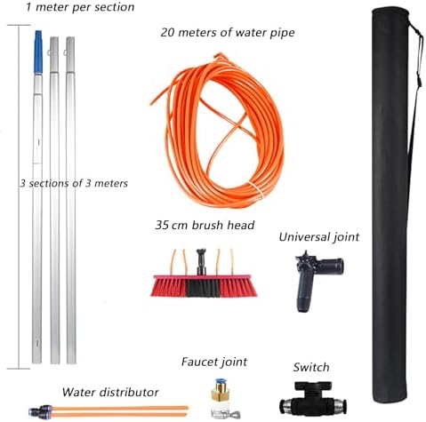 Efficient Solar Panel & Window Cleaning Kit Outdoor Brush Tool for Dust & Dirt Removal Perfect for Homeowners & Eco Friendly Enthusiasts image 2