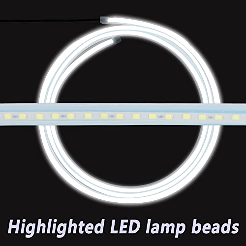 Car Led Hood Light,Waterproof Led Light Strips Cool Monochromatic Car Led Light For Car Lights Exterior,Universal Car Accessories(59Inch White) #TOP3