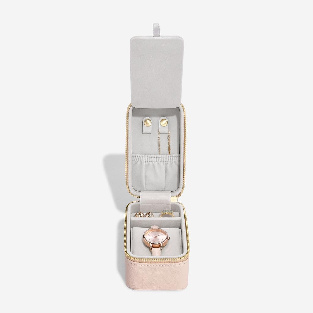 Stackers Reise-Schmuck- und Uhrenbox, Blush Pink