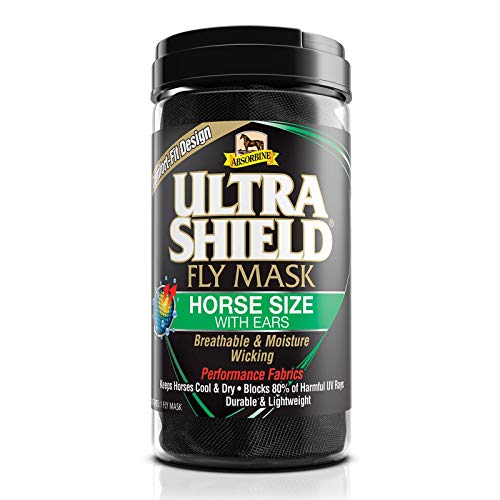 Absorbine Maske Ultrashield Fly with Ears - Pferd - Clear, Unisex, ABS0220 Cover