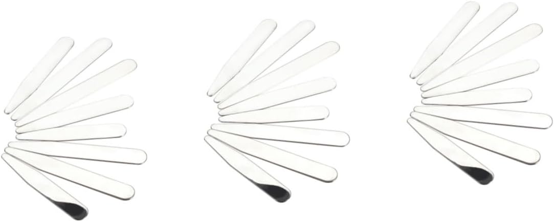CALLARON Pcs Metal Collar Stays 2.75 Metal Collar Stays 3.0 Inch Metal Collar Stays 2.2 Inch Metal Collar