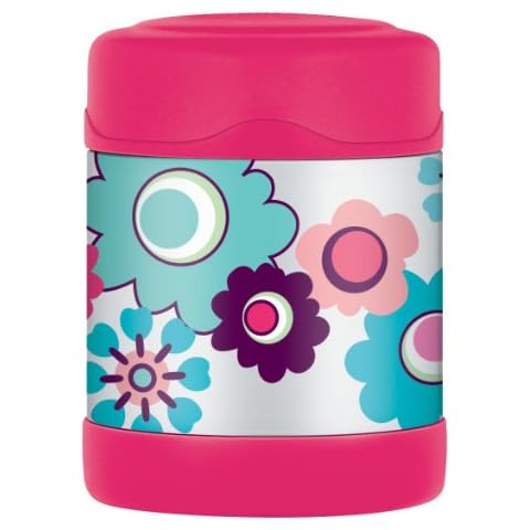 Thermos 186394 FUNtainer Food Flask, Floral, 290 ml Cover