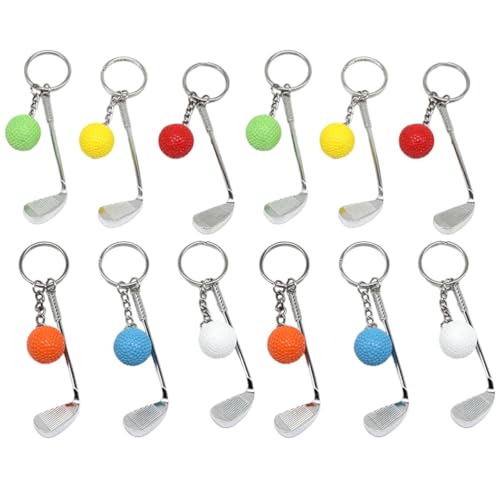 Porte clés golf miniatures Hemobllo pour ne plus perdre vos clés de casier et de voiture