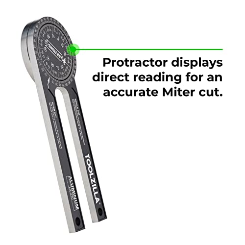 Toolzilla TZ029 7-Inch Aluminum Miter Saw Protractor Angle Finder thumb #5