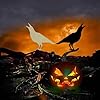 20 Pack 6 Inch Wood Raven Cutouts Unfinished Wood Crow Crafts Wooden Raven Hanging Ornaments DIY Raven Craft Crow Gift Tags for Home Party Decoration Craft Project #4