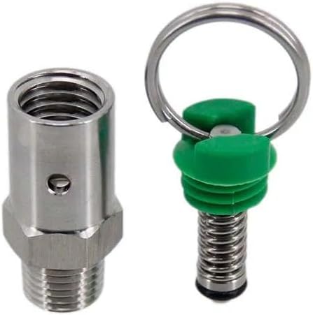 Pressure Relief Valve(PRV) with 1/4" Male NPT Stainless Steel 304 Homebrew Kegging Parts DIY Keg Component(65 psi)