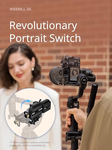 Image of ZHIYUN Weebill 3S Camera Gimbal for Canon /Nikon /Sony /Panasonic, Vertical Shooting Supported (3S Standard)