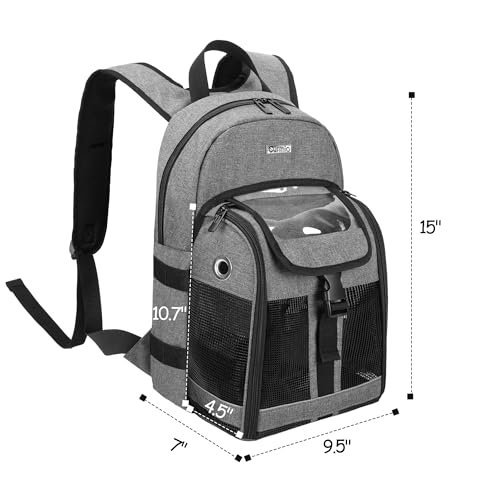 CURMIO Portable Oxygen Concentrator Backpack, POC Carrying Bag Compatible for Inogen, OxyGo and Caire Units, Bag Only