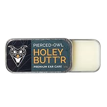 Pierced Owl Holey Buttr Premium Stretched Ear Lobe Cream, Vegan, 10g / .35 ounce